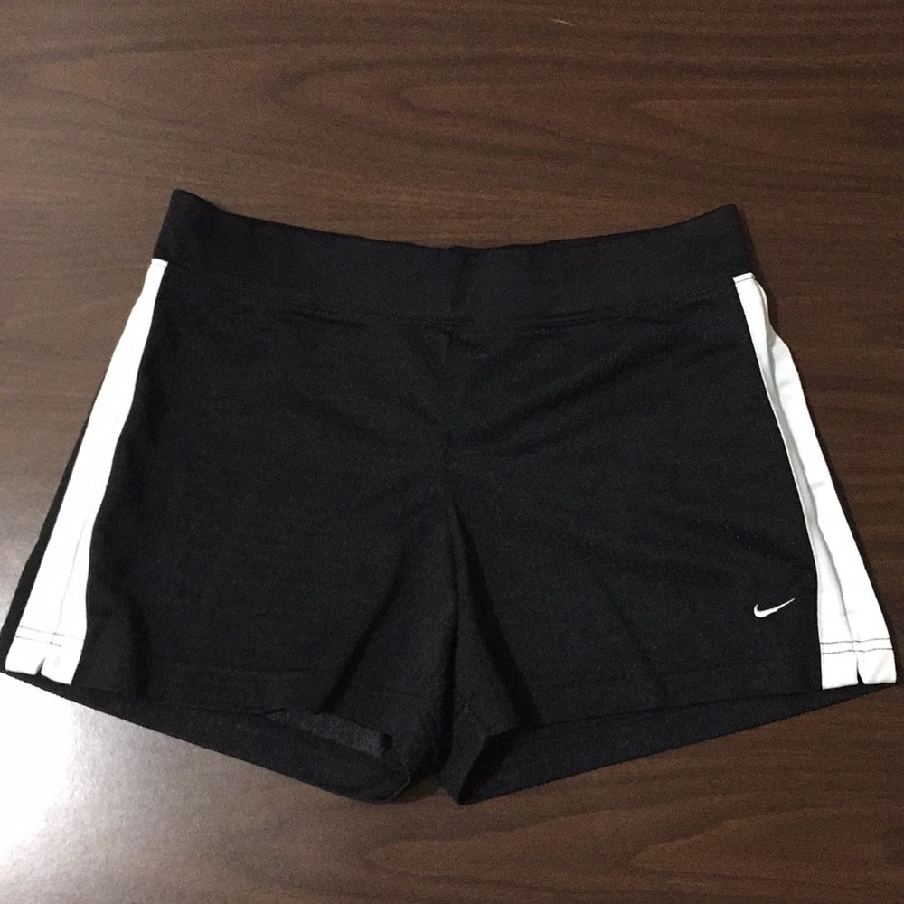 Black & White Nike Soccer Shorts